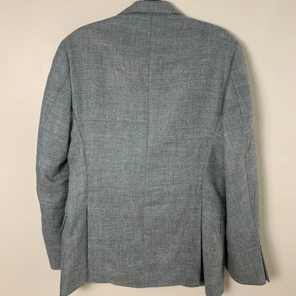 Joseph Abboud Wool Linen Heritage Size 38 Long Men's Sport Coat Blazer Jacket